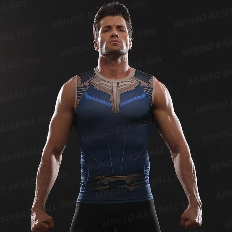 Film Marvel Avengers 3 Thanos imprimé en 3D pour hommes, Glapeuv, Série Fitness adulte, vaccage rapide, Sports de plein air, Summer Boy, Nouveau, 2024