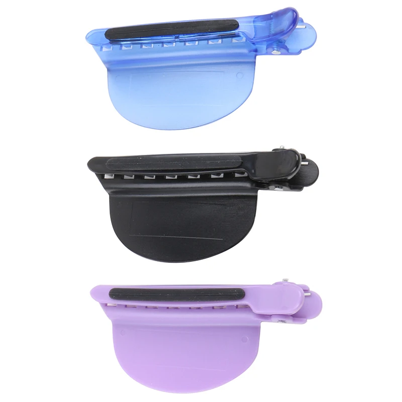 (2pcs/bag) 1 bag Blue Sectioning Clips For Quick Hair Extensions Installation PVC Separator Clips Keratin Tip Scalp Protection