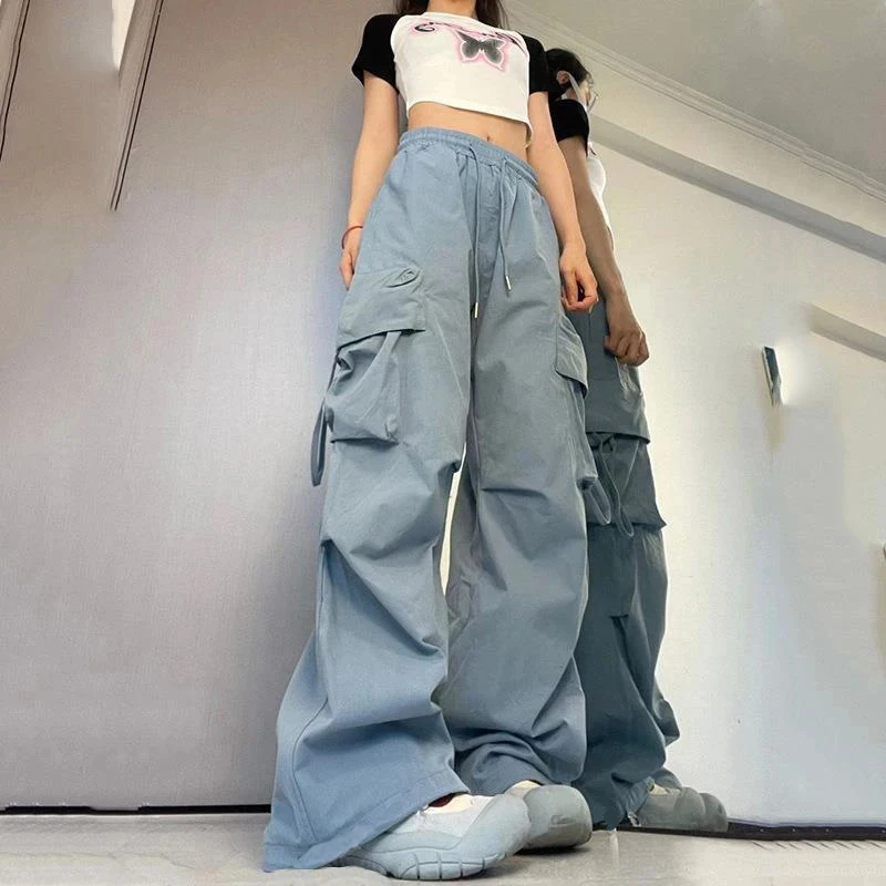 Pantalon Cargo Y2K pour femmes - Baggy Style