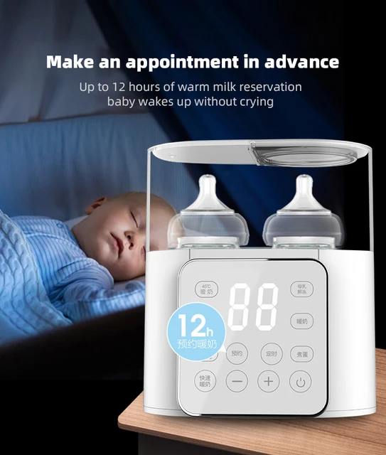 Chauffe-biSantos multifonction pour bébé, accessoires de chauffage rapide, chauffe-lait, arabisateur avec contrôle de la température ACcurate – Image 6