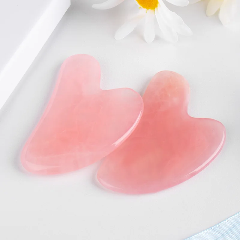 Grattoir à Gouache Gua Sha en pierre de Jade en résine naturelle, masseur pour le visage, le corps, Lifting de la peau du visage, élimine les rides, outils de soins de beauté SPA