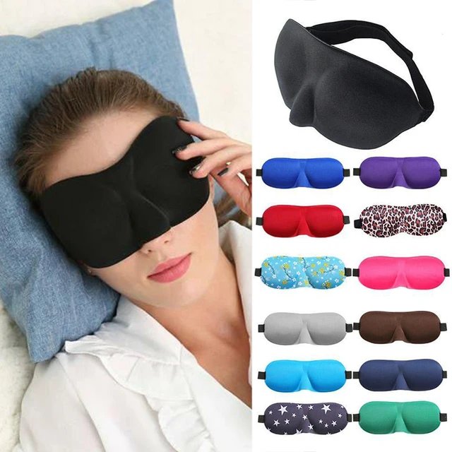Masque pour les yeux pour dormir, coupe profilée 3D, bandeau pour les yeux, moulé concave, nuit, lumière extérieure, femmes et hommes – Image 2