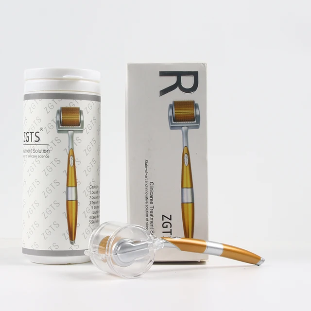 ZGTS 192 Derma Roller titane Micro aiguilles système Dermaroller Derma Roller mésothérapie pour soins du visage Microneedling – Image 4