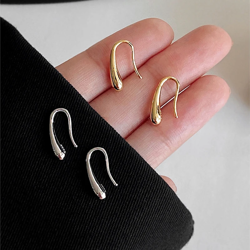 Boucles d'oreilles en argent Sterling 925 en forme de goutte d'eau pour femmes, bijoux rétro de tempérament Simple, cadeaux d'anniversaire de fête