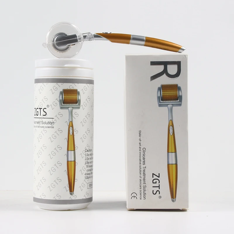 ZGTS 192 Derma Roller titane Micro aiguilles système Dermaroller Derma Roller mésothérapie pour soins du visage Microneedling