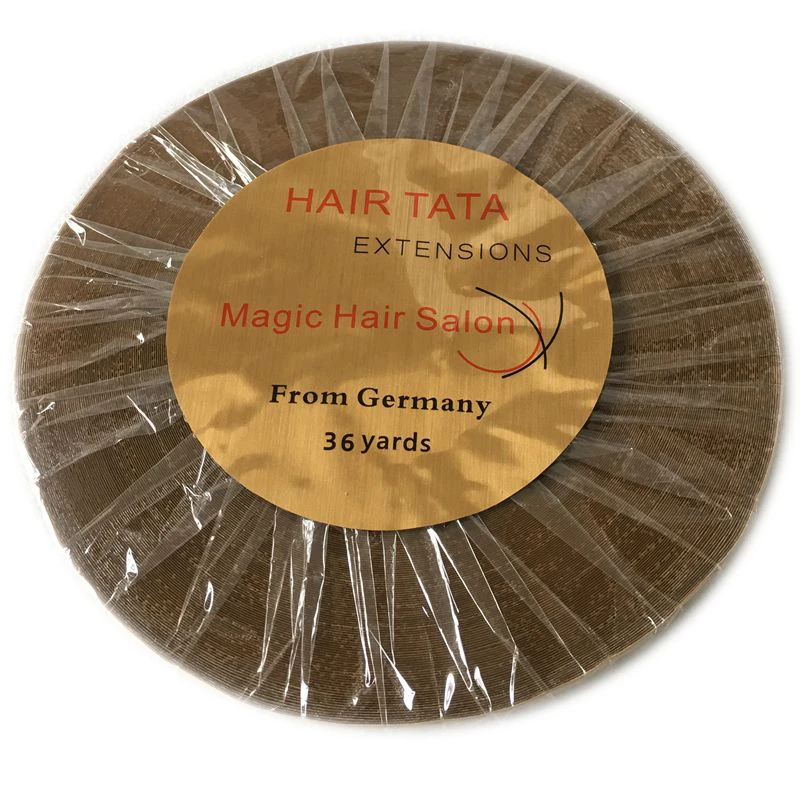 1 rouleau 36 yards de largeur 1cm ruban adhésif Double face pour extensions de cheveux TATA ruban de support d'extension de cheveux pour extension de cheveux