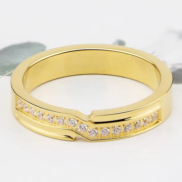 Petites matiques d'amour en acier au titane pour femmes, incrustation belle et brillante, bijoux de qualité supérieure, cadeau de mariage, nouveau, 15 – Image 3