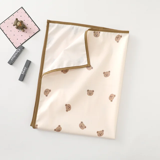 Tapis à langer imperméable pour bébé, lavable, coussin d'urine pour nouveau-né, accessoires pour bébés, doublures pour berceaux de berceau, couches réutilisables – Image 5