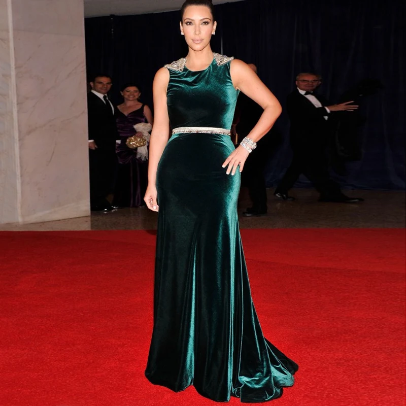 Robe de sirène en velours dos nu pour femme, robe de soirée sexy, robe de célébrité longue personnalisée, 2025 nouveau, livraison directe