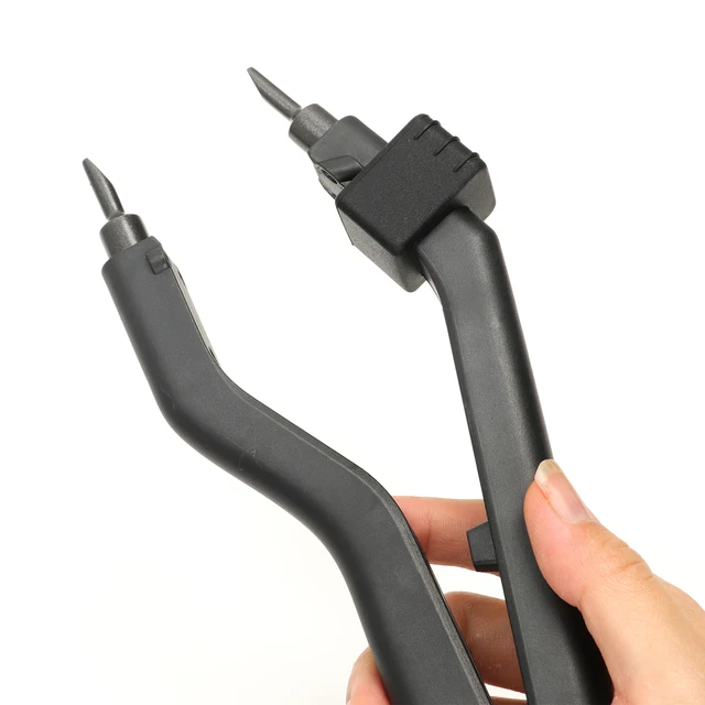 Pinces pour extensions de cheveux Extensions de cheveux connecteurs de machine pinces d'extension pointe chauffante Extension de cheveux fer chaud – Image 4