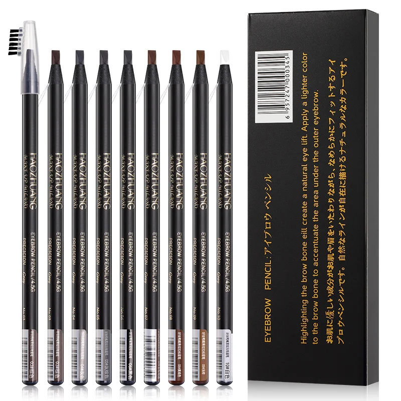 Haozhuang-Crayon Eyeblogug Imperméable pour Femme, Haute Qualité, Professionnel, Cosmétiques Chinois, Maquillage de Marque, Vente en Gros