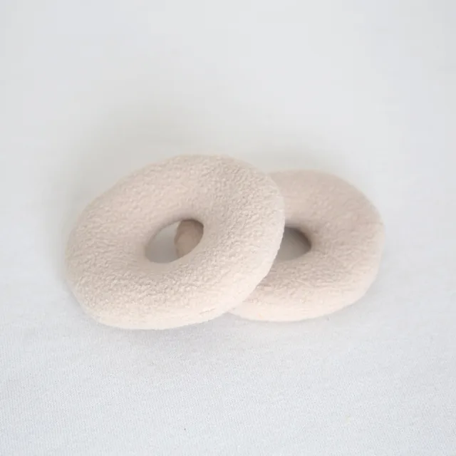 Oreiller de pose de donuts pour photographie de nouveau-né, accessoire de tête de bébé, en molleton doux, Flexible