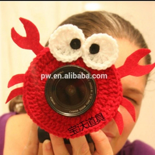 Appareil photo Buddy, fait à la main, crochet avec objectif animal, accessoires de photographie