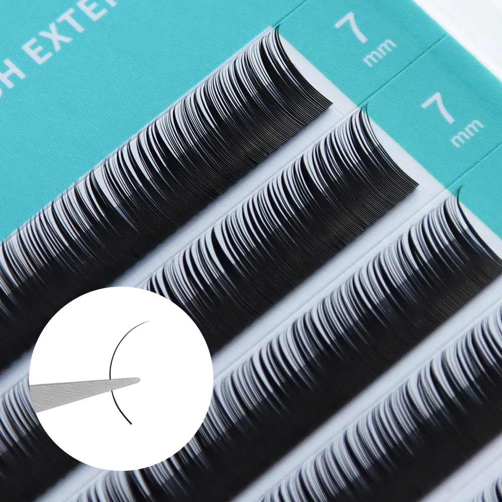 GLAMLASH cils inférieurs 5mm 6mm 7mm J/B/C Curl sous les cils cils individuels inférieurs Extension de faux cils naturels courts en vison