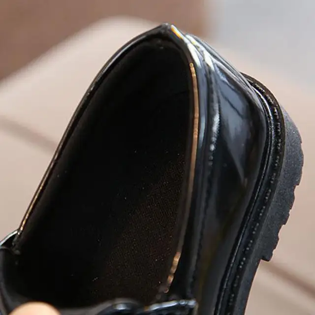 Chaussures simples en cuir verni pour filles, chaussures de printemps et d'automne pour enfants, chaussures de Performance Vintage pour étudiantes, nouvelle collection 2024 – Image 5