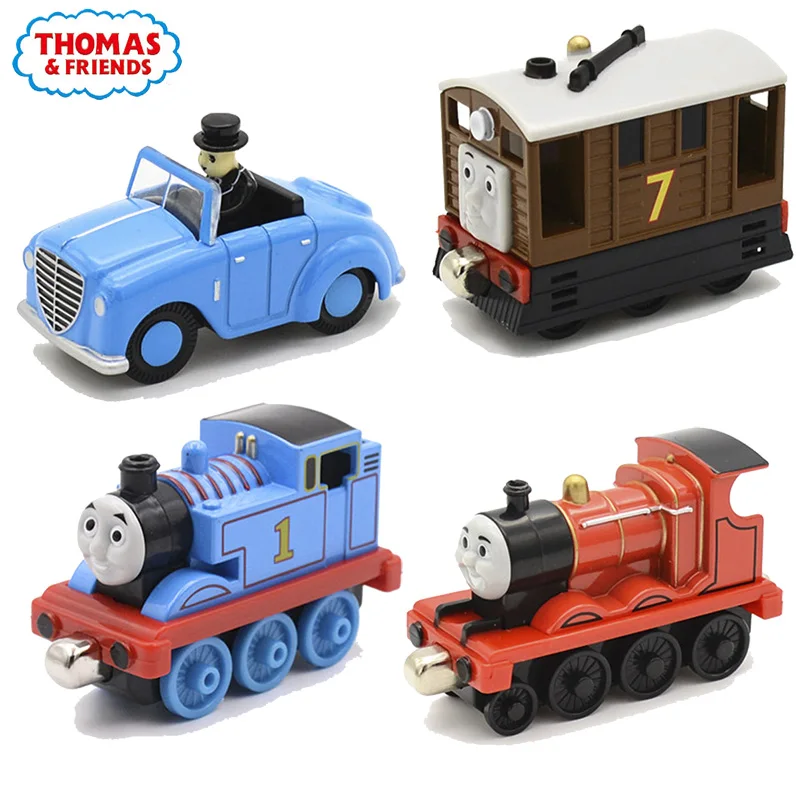 Thomas et ses amis en métal moulé sous pression, Train magnétique, véhicules jouets Emily Toby Lady, modèle de Train sur piste, jouet pour enfants, cadeau de noël, 1:43