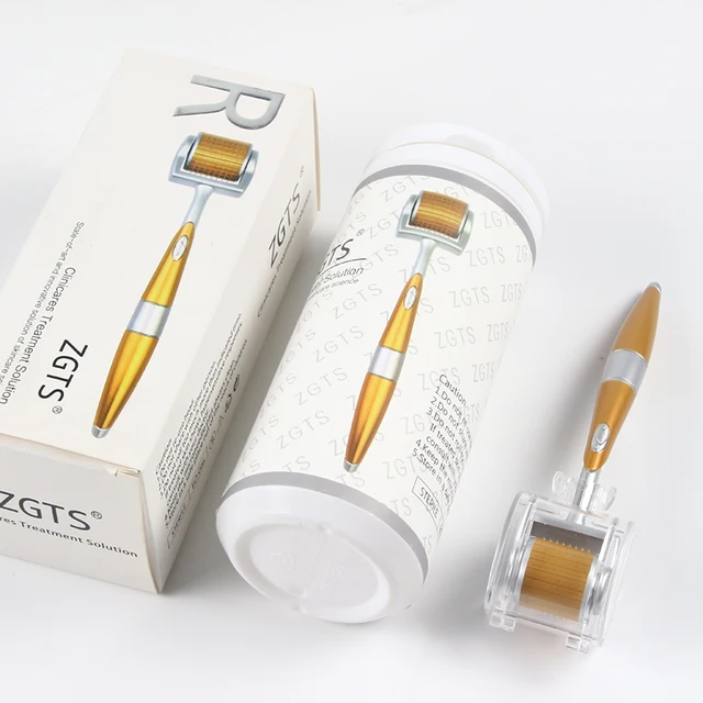 ZGTS 192 Derma Roller titane Micro aiguilles système Dermaroller Derma Roller mésothérapie pour soins du visage Microneedling – Image 6