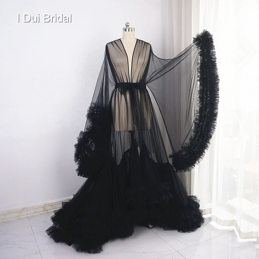 Robe de mariée en Tulle à volants, Robe de soirée d'anniversaire, Boudoir de danse, photographie de maternité, romantique