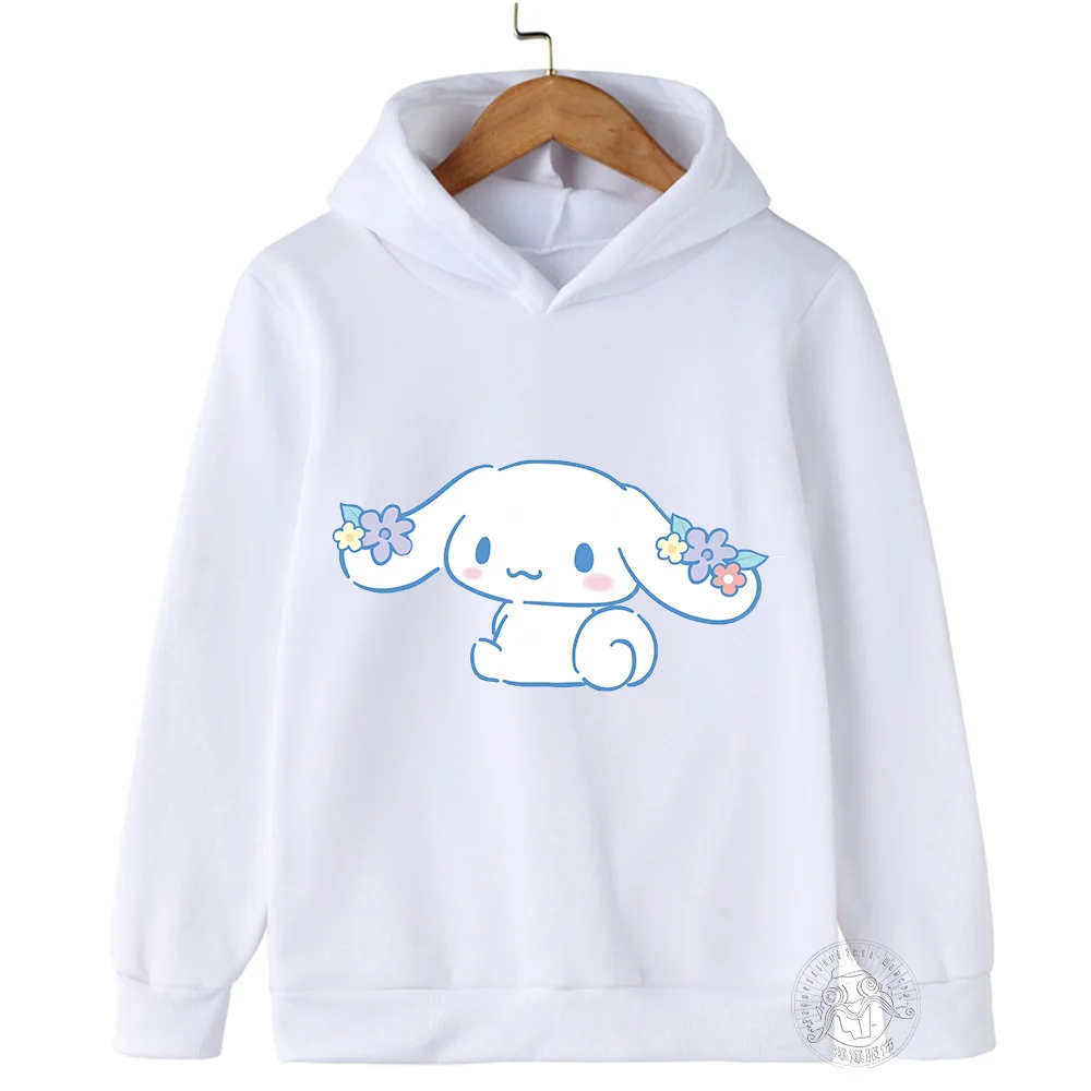 Kawaii cannelle rouleau à capuche vêtements filles vêtements mode décontracté dessin animé vêtements automne chaud sweat enfants hauts