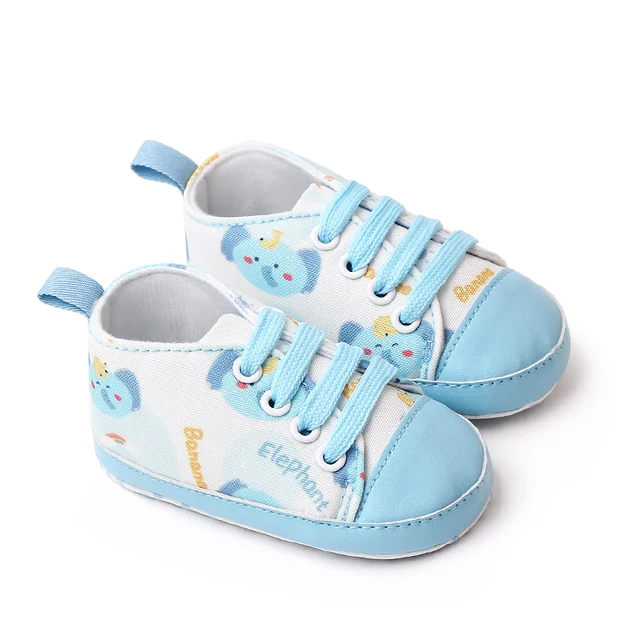 Bébé Toile Chaussures Décontractées Prewalking pour Tout-Petit 0-12 Mois Mignon Animal Imprimé Plusieurs Choix Doux Coton Anti-ald Semelle YS-17 – Image 4
