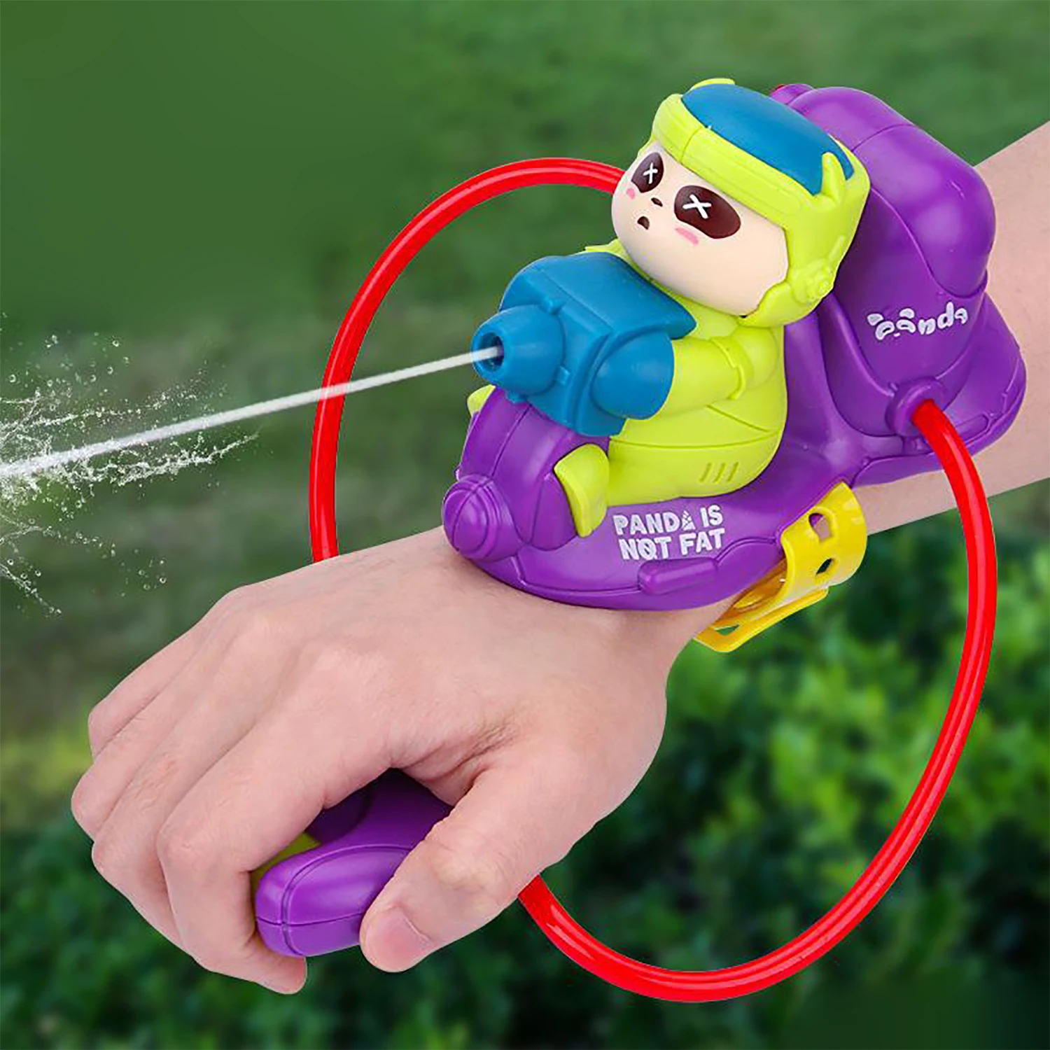 Pistolet à eau au poignet pour enfants, jouets interactifs d'extérieur, succion manuelle de l'eau, combats d'eau d'été, piscine de plage