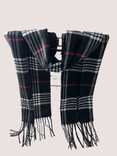 Marque de luxe cachemire écharpe chaude pour femmes Design hiver hommes châle Wrap Pashmina 2024 Plaid femme Bufanda Echarpe Foulard – Image 5