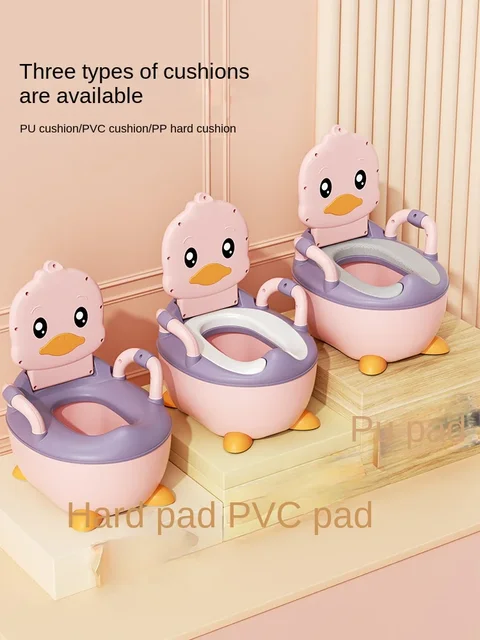 Siège d'entraînement de pot pour garçons et filles Pot pour enfants conception ergonomique chaise de pot toilettes confortables cadeau pour enfants sièges de pot de toilette – Image 2