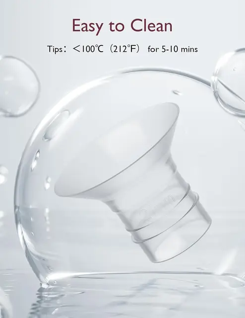 Inserts de bride en Silicone pour tire-lait, tire-lait électrique, bouclier, Tunnel de mamelon, connecteur étroit, essentiel d'alimentation – Image 4