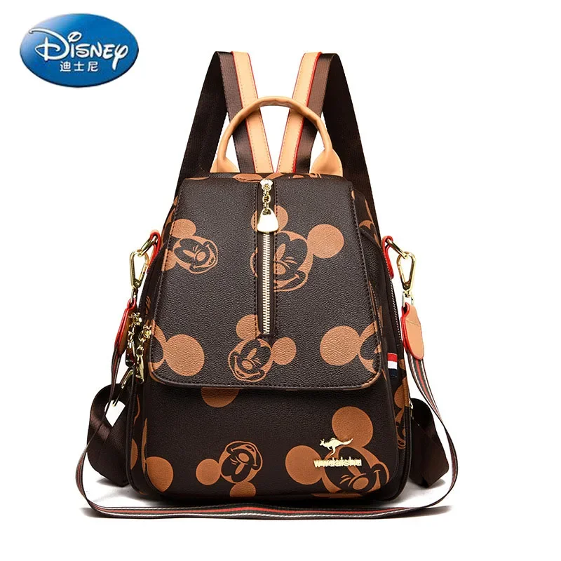 Disney-Sac à dos multifonctionnel de grande capacité pour dames, rangement haut de gamme, haute qualité, mode, nouveau, 2025