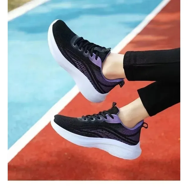 Décontracté course été mode anti-dérapant randonnée maille respirabilité chaussure athlétique Tennis femme tendance 2024 femme baskets Couple – Image 6