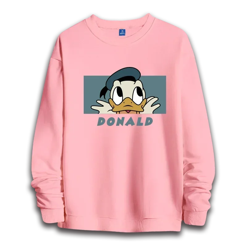 Ensemble à capuche assorti Disney Donald Duck, sweat-shirt mignon et confortable, tenues Parent-enfant, grande liaison familiale, tenue décontractée