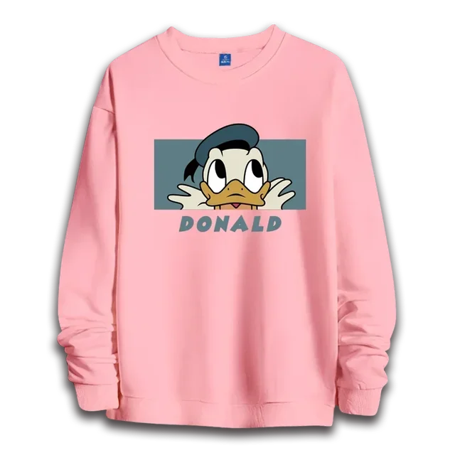 Ensemble à capuche assorti Disney Donald Duck, sweat-shirt mignon et confortable, tenues Parent-enfant, grande liaison familiale, tenue décontractée
