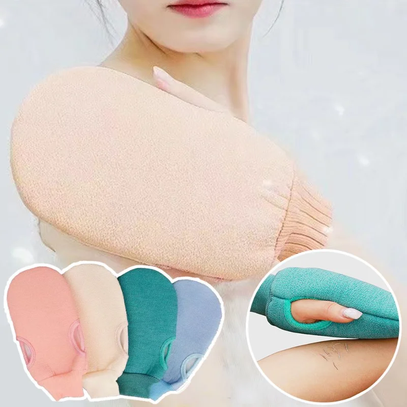 Gant de gIslande pour la peau, bain pour peeling SPA, brosse de douche expansive, livres corporels, fréquence de frottement, gants de douche, serviette en mousse, massage corporel, 1PC