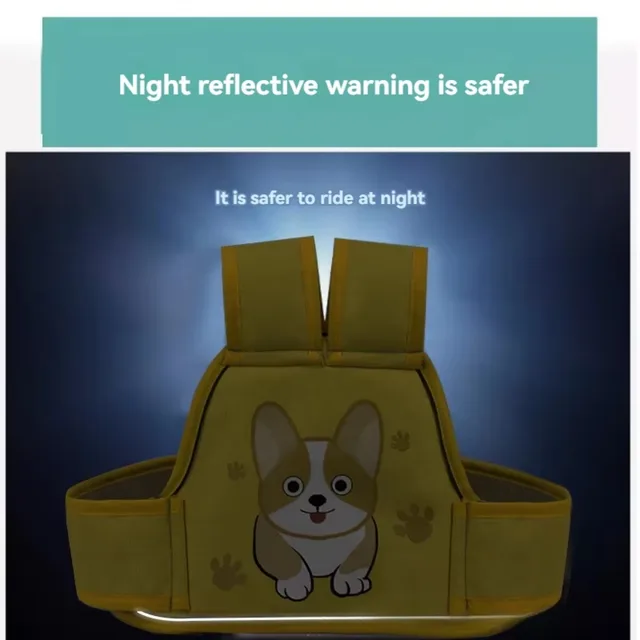 Ceinture de sécurité universelle pour moto, accessoires réglables pour bébé, Support de siège, ceinture de sécurité, dessin animé mignon, protection antichute pour tout-petits – Image 4
