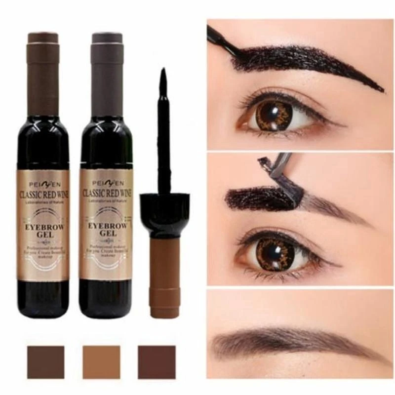 Couleur henné sourcil Gel crème femmes maquillage sourcils teinte sourcils imperméable tatouage stylo brosse Kit colorant cosmétiques