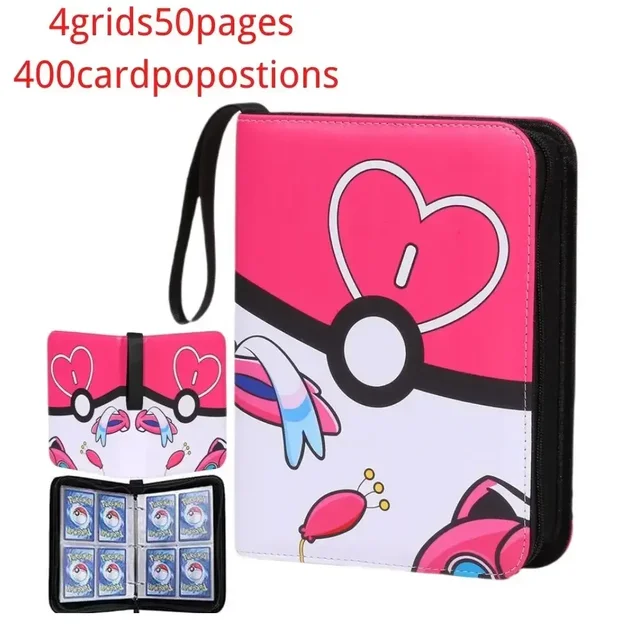 Classeur de Cartes à Collectionner 138 Pokémon, Titre Personnalisé, 50 Manga, 400 Sacs – Image 4