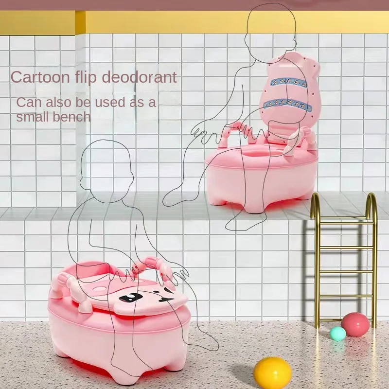 Mignon vache Portable Pot Portable bébé toilette Pot siège d'entraînement enfant Pot formation filles garçon Pot enfants chaise siège de toilette Pot