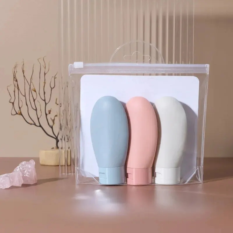 Bouteille distributrice de voyage, 3 pièces, shampoing, Gel douche, Type presse, grande capacité, Lotion cosmétique, savon pour les mains
