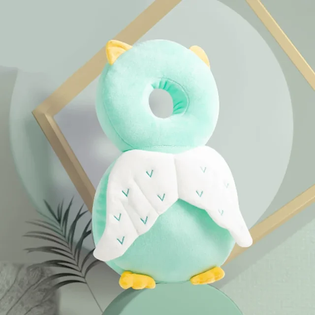 Oreiller de protection de la tête pour bébé de 1 à 3 ans, coussin de dessin animé en peluche pour enfants, coton PP doux – Image 4