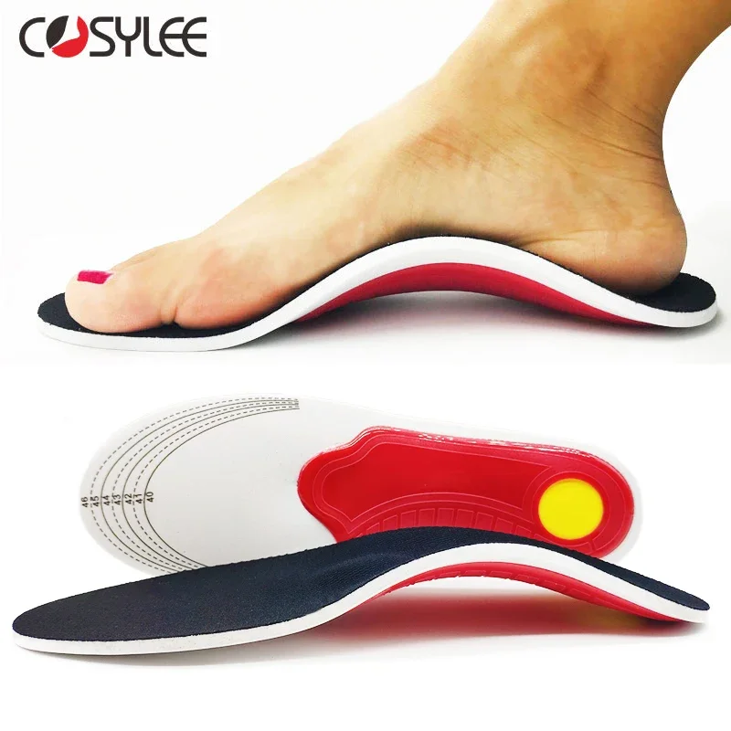 Semelle intérieure orthopédique Support de voûte plantaire semelles orthopédiques pour pieds plats pour soulager la pression du mouvement de l'air coussin d'amortissement semelle intérieure rembourrée