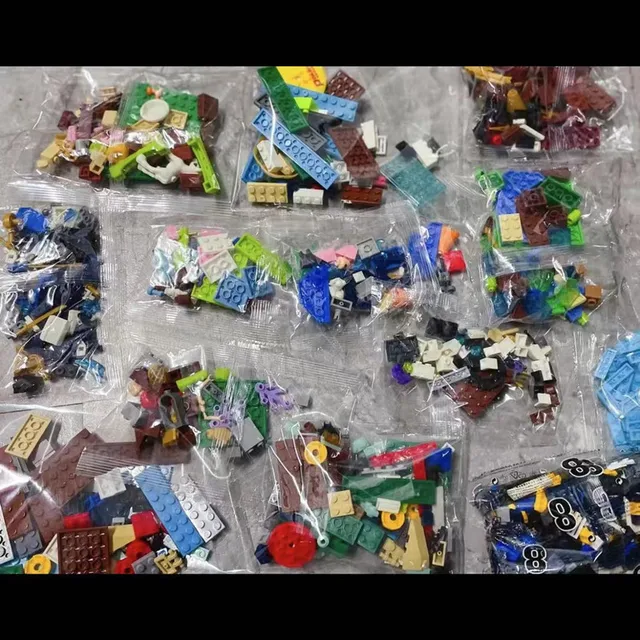Blocs de construction MOC à assembler aléatoire, 1500g, pièces de base en vrac, modèle classique, briques, ensembles de ville créatifs, jouets éducatifs pour enfants, cadeau – Image 4