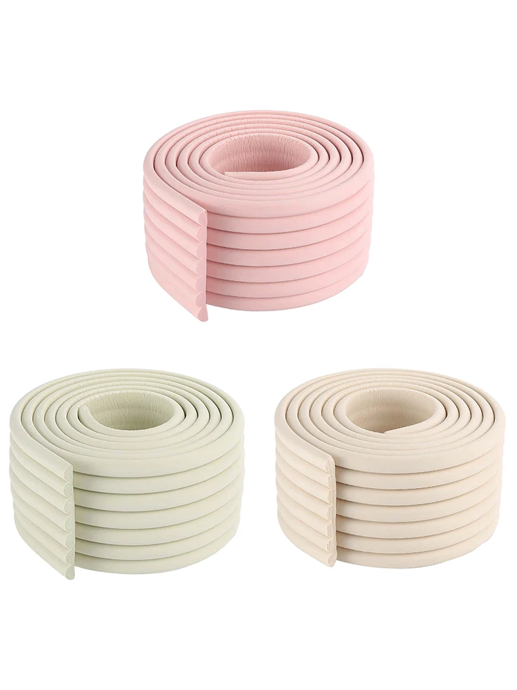 Bande de protection de bord de bureau de sécurité pour bébé, 2M, protection d'angle de Table, coussin de Collision pour enfants, bande pare-chocs en mousse gratuite