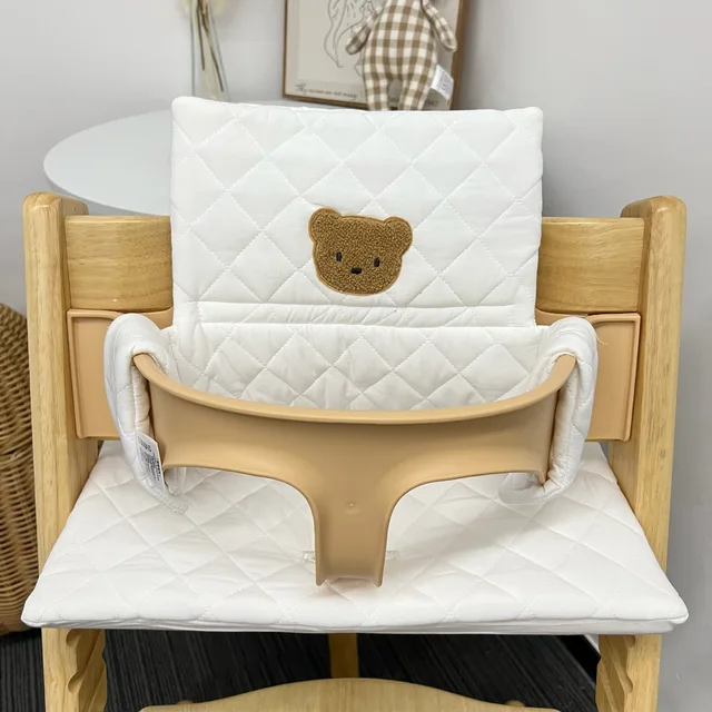 Tapis de chaise haute pour bébé, quatre saisons, portable, antidérapant, intégré, pour manger, longue chaise, accessoires – Image 5
