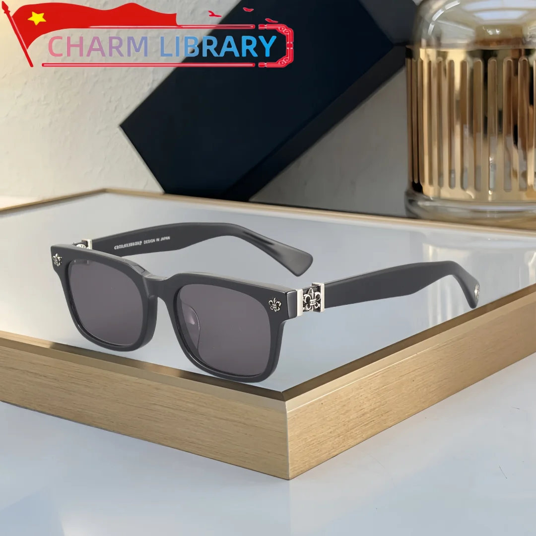Lunettes de soleil hommes acétate noir rétro concepteur marque de luxe modèle en plein air voyage fête UV400 femmes mode lunettes de soleil de haute qualité