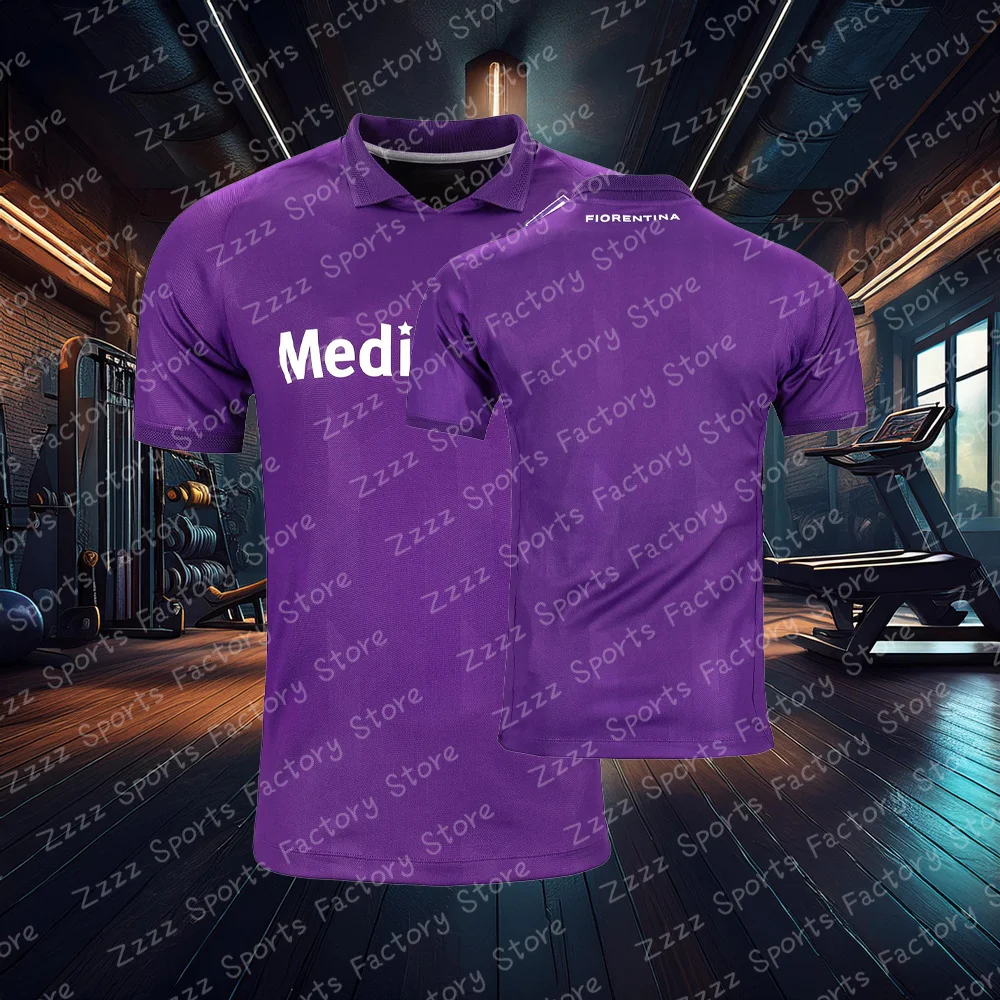 Fiorentina – maillot de Football d'entraînement à domicile/extérieur, t-shirt surdimensionné d'été pour enfants et adultes, hauts à manches courtes de Football italien, vêtements pour hommes