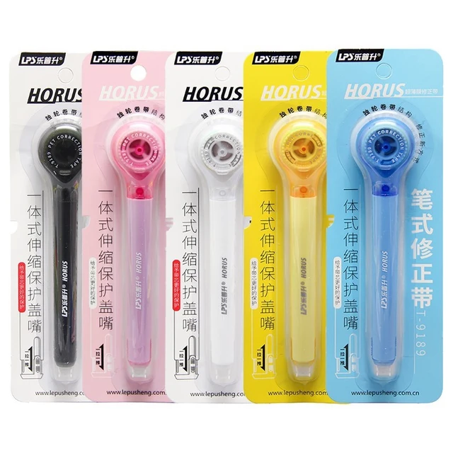 Bande correctrice couleur Macaron, 6m, Design créatif, correcteur de forme de stylo, tenue confortable, papeterie Kawaii, fournitures scolaires – Image 4