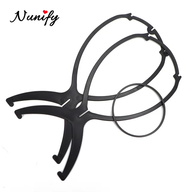 Nunify Plastic Wig Stand Portable Wig Head Stand Black Pink Wig Hang Holder Stand Durable Hair Display Tools Wig Accessories – Image 6