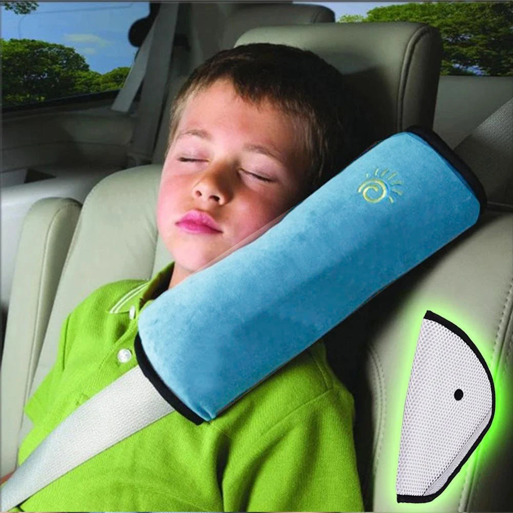 Coussin d'épaule pour enfants, ceinture de sécurité intérieure de voiture, coussin de poitrine universel, protection d'épaule de siège de voiture, coussinets d'oreiller pour enfants et femmes
