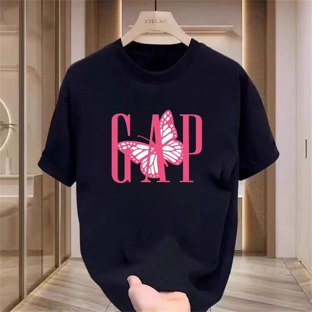 Marque de luxe belle G-A-P papillon imprimé enfants T-shirt été graphique mode famille T-shirt vêtements livraison gratuite
