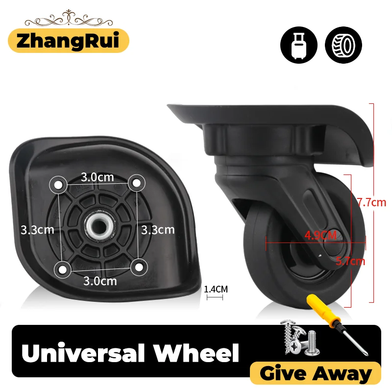Convient pour LOJEL C-F1506 roue universelle 2 pièces roues pour valise bagages accessoires pièces de rechange muet nous